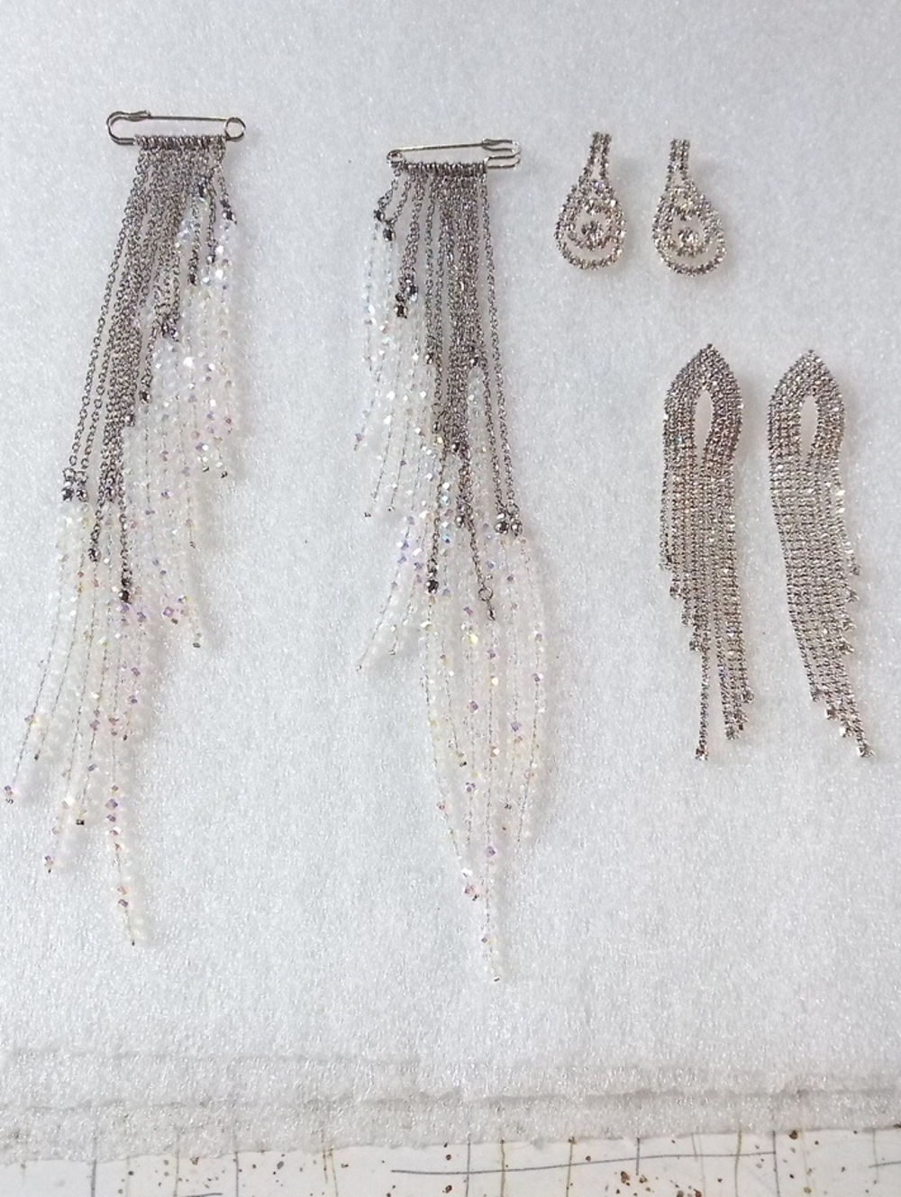 One Set Shoulder Epaulettes , Two Earring SetsJewelry #A516